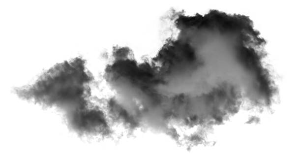 istock white cloud Isolated on white background,Smoke Textured,brush effect 1538630654