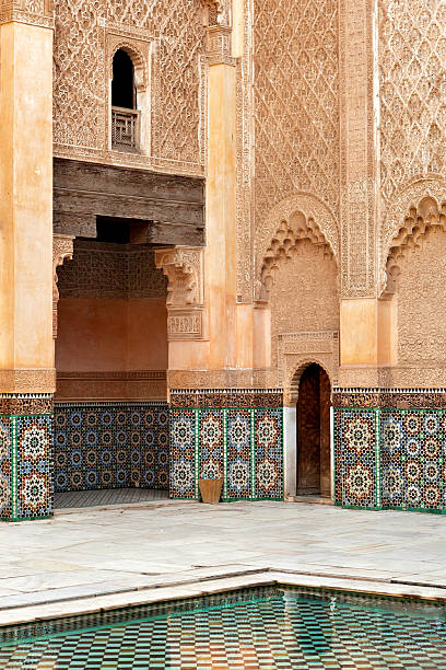 istock Marrakech madrasah ornament 153867197