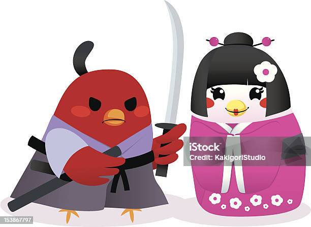 伝統的な日本の鳥 - アジア文化のベクターアート素材や画像を多数ご用意 - アジア文化, イラストレーション, カップル