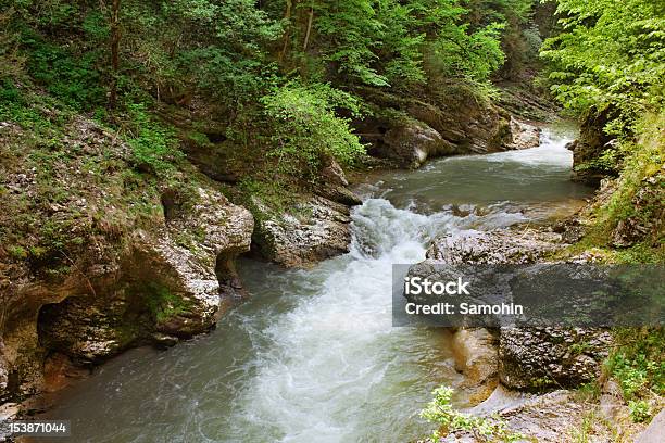 Mountain River Stock Photo - Download Image Now - Backgrounds, Beauty In Nature, Flowing