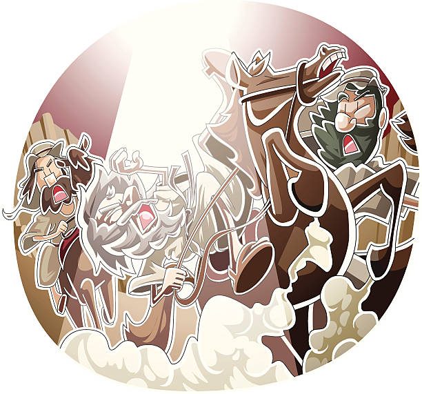 ilustraciones, imágenes clip art, dibujos animados e iconos de stock de lustre súbita ciego saul - horseback riding flash