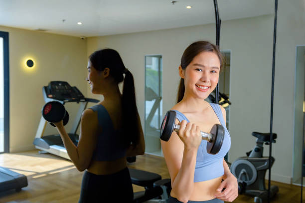 istock Asian girl exercising 1538721131