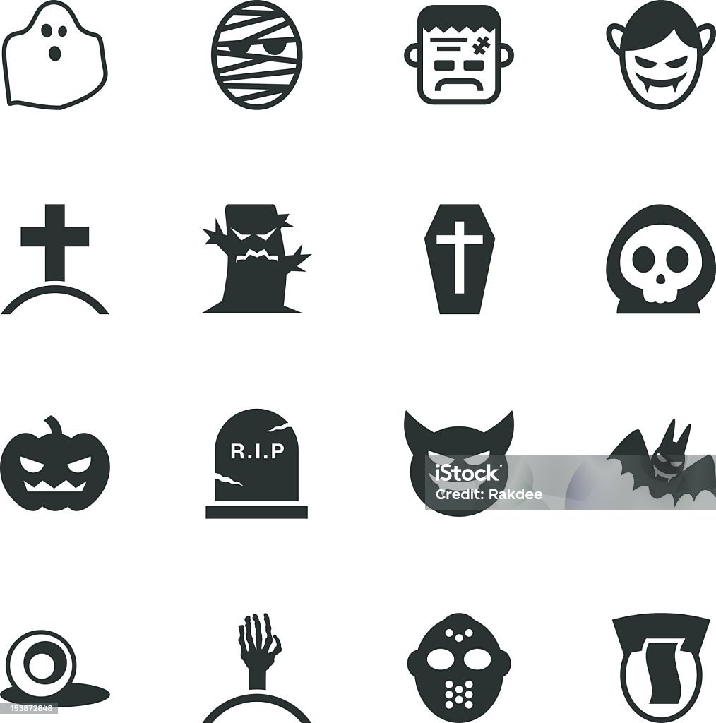 Ghost Silhouette Icons Ghost Silhouette Vector File Icons. Pumpkin stock vector