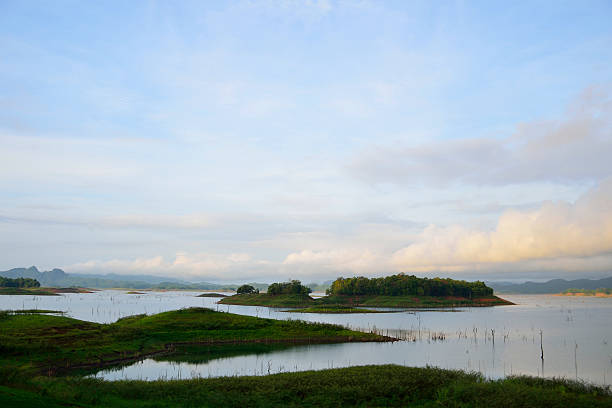 istock Mountain and lake in Thailand 153874471