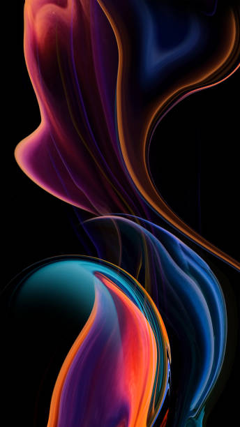 istock Abstract colorful background with gradient display, luxury abstract for a mobile screen concept 1538765930