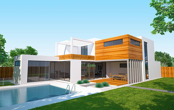 istock Cottage in summer day 153876658