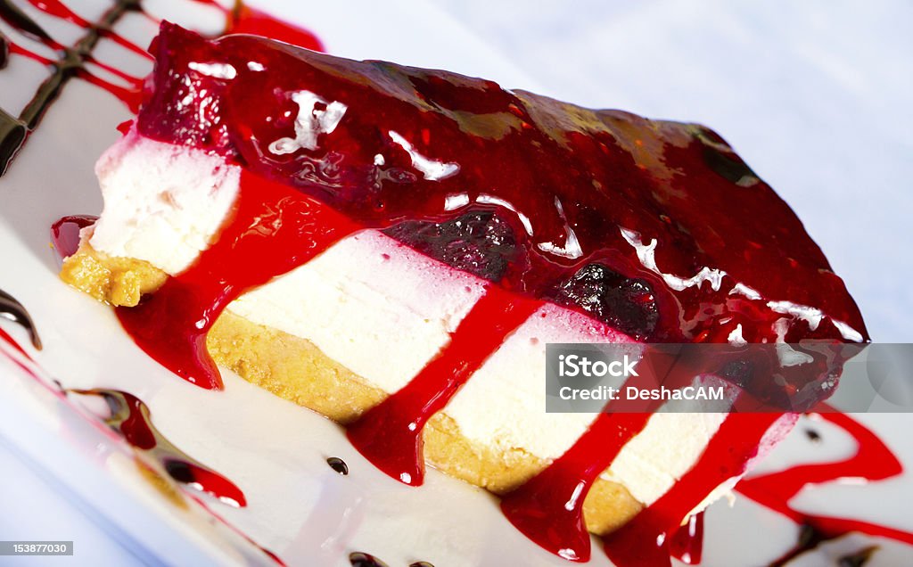 Bolo de Cereja - Royalty-free Alimentação Não-saudável Foto de stock