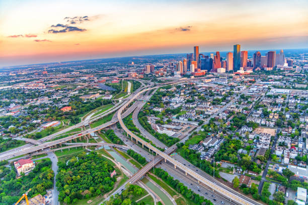istock Downtown Houston Skyline at Sunset 1538784854