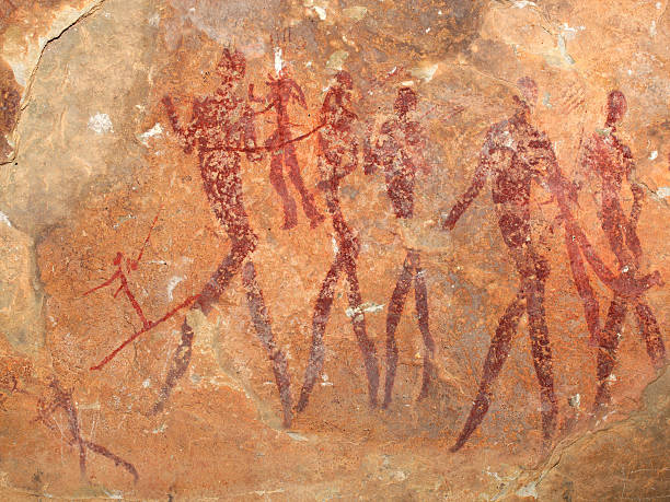 istock Bushmen rock painting 153879065