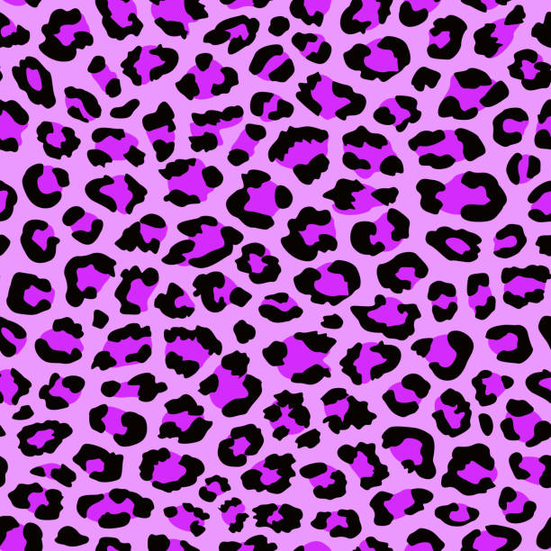 istock purple animal print. leopard spots seamless pattern. cheetah print. 1538801460