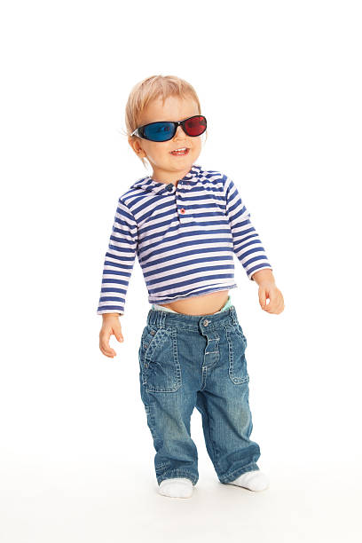 istock Cute kid in 3d glasses 153880839