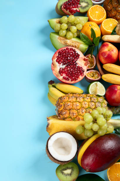 istock Assortment of exotic fruits. 1538830363