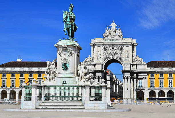 istock Praca do Comercio (Commerce Square) in Lisbon, Portugal 153883446