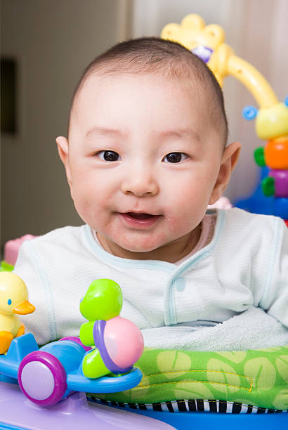 istock Baby boy playing and discovery 153886773