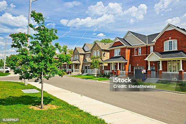 Suburban Homes Stock Photo - Download Image Now - Detached House, Modern, Architecture