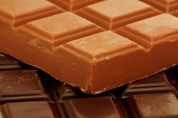 istock Real Dark and Milk Chocolate Bars 153893430