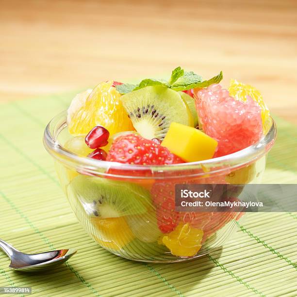 Fruit Salad Stock Photo - Download Image Now - Apple - Fruit, Bowl, Citrus Fruit
