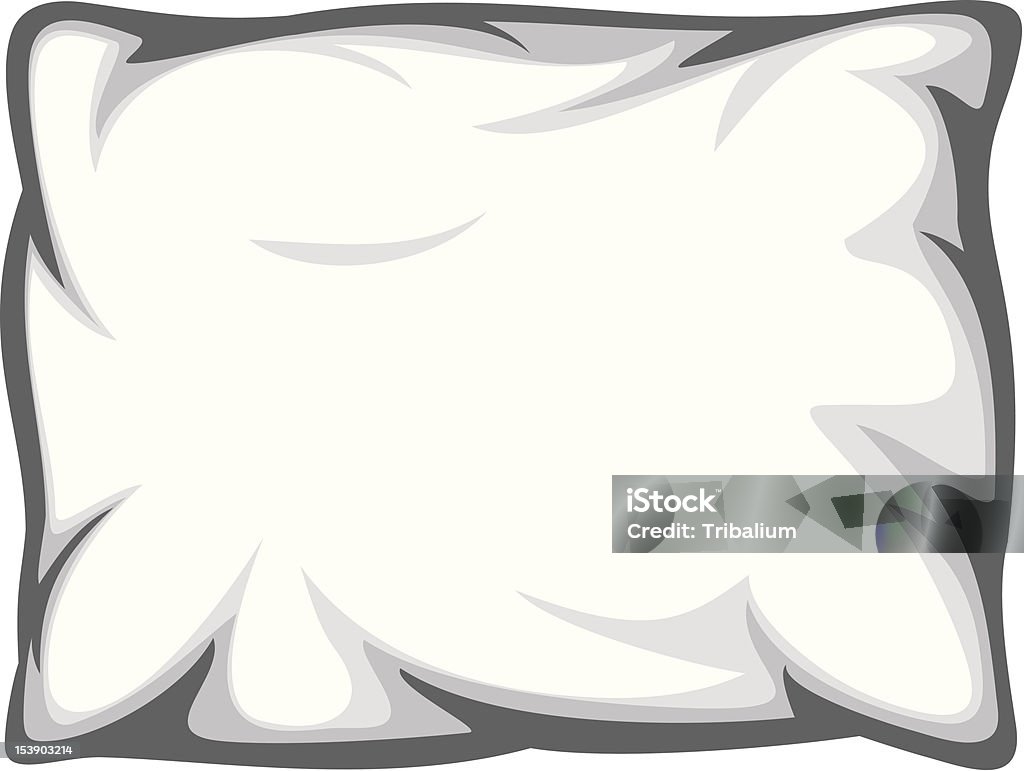 Bianco cuscino - arte vettoriale royalty-free di Bianco