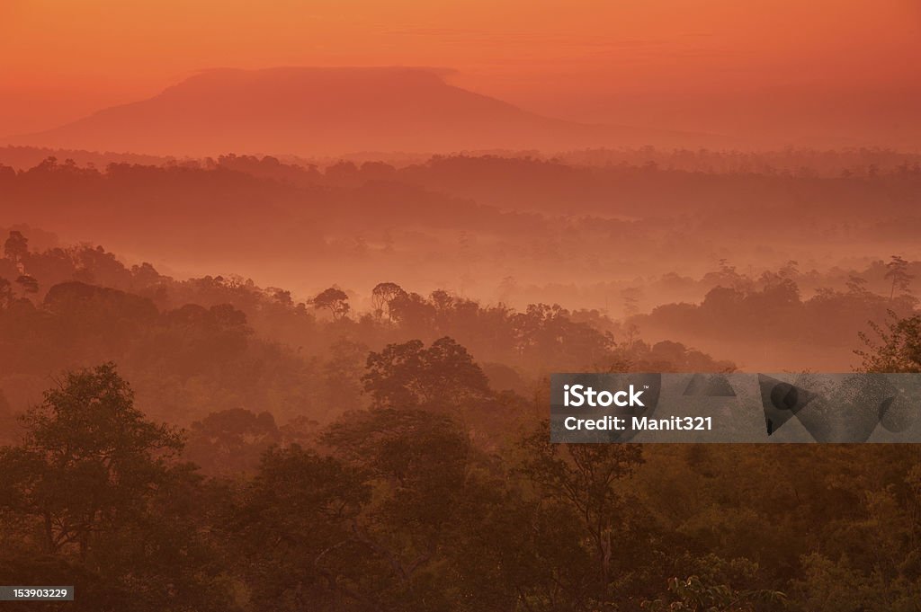 Sunrise at mountain. Sunrise at mountain. in the Nam Nao National Park , Loei province, Thailand. Beauty In Nature Stock Photo