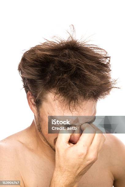 Heartache Isolate Man Crying Stock Photo - Download Image Now - 20-24 Years, 25-29 Years, Adult