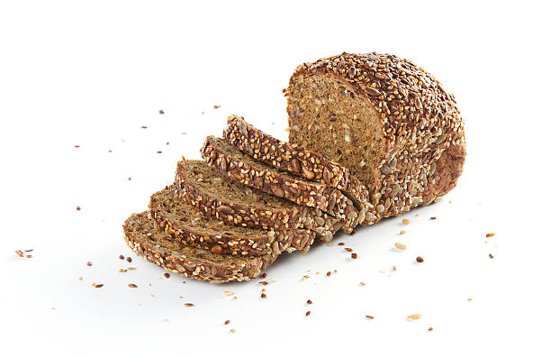 organique pain fait maison - walnut bread photos et images de collection
