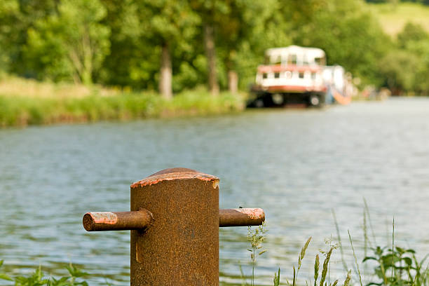 Canal Bourgogne. waterway in France.