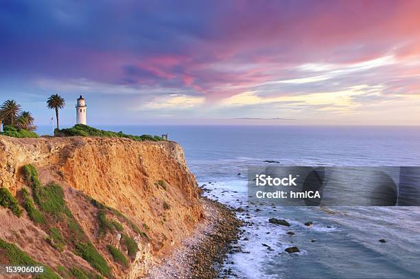 Point Vicente Lighthouse Stock Photo - Download Image Now - Rancho Palos Verdes, Point Fermin Lighthouse, Beach