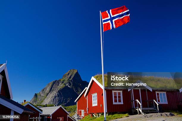 Traditional Norway Stock Photo - Download Image Now - Norwegian Flag, Flag, Norway