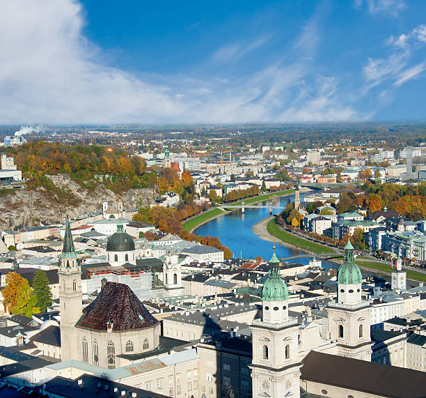 istock View over old town in Salzburg 153908331