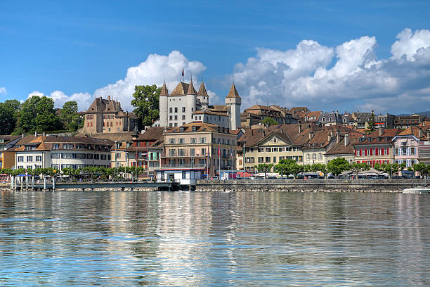 Nyon, Suiza - foto de stock