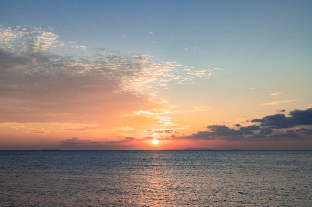 Sunset view of Okinawa, Japan