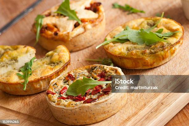 Quiche Stock Photo - Download Image Now - Quiche, Spinach, Arugula