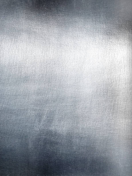 istock Close-up of metal plate with light refletion 153915459