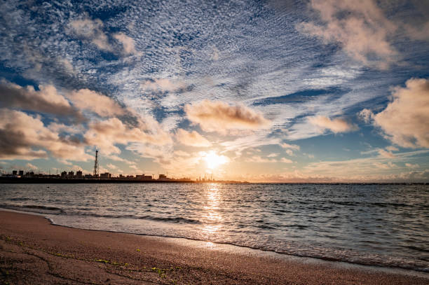 istock Sunset view of Ginowan, Okinawa 1539169904