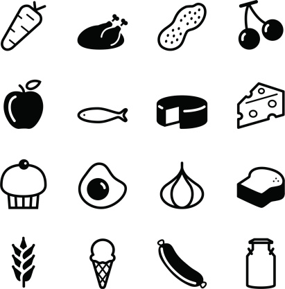 Vector file of Food Icons