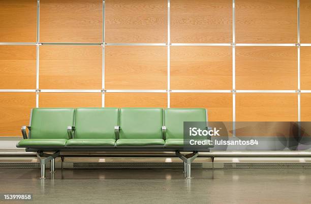 Seats Stock Photo - Download Image Now - Airport, Architecture, Bench