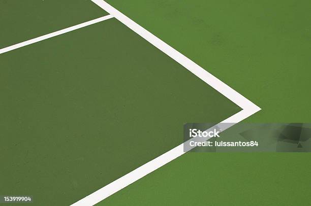 Tennis Court Stock Photo - Download Image Now - Backgrounds, Green Color, Hardcourt