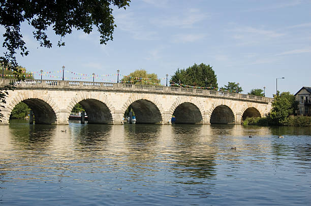 Bridge over the Thames, Maidenhead stock photo