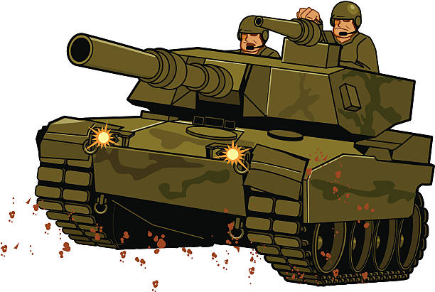 Army Tank Stock Illustration - Download Image Now - Armored Tank, Cartoon,  Illustration - iStock