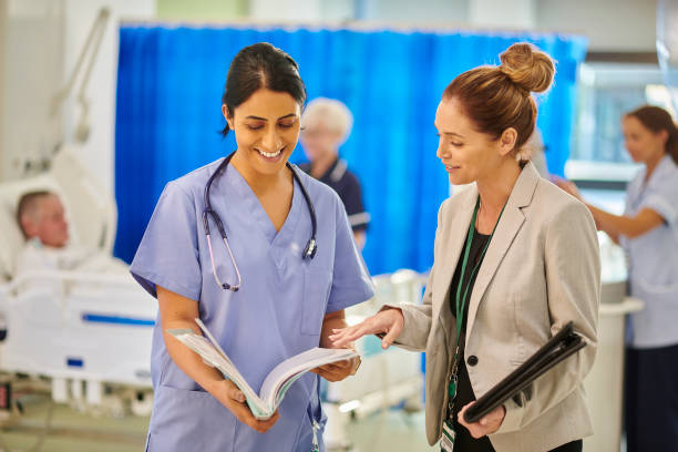 istock medical dales representative with female doctor 1539235768