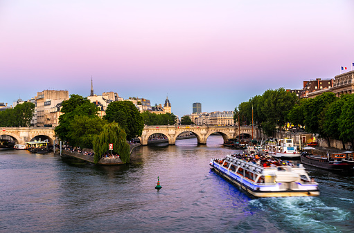 Pont Neuf in Paris at sunset