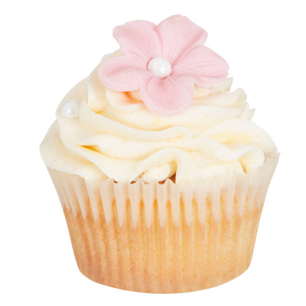 istock Cupcake With Frosting Isolated With Clipping Path 153929714
