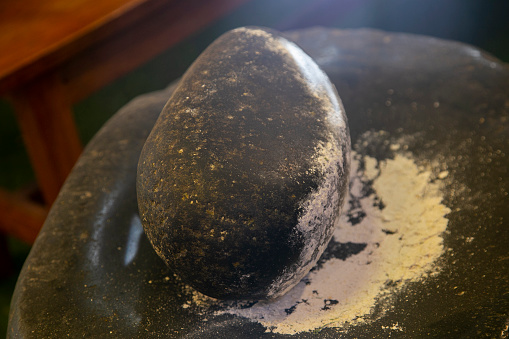 The Peruvian fulling stone or maray is a lithic object used to grind food in Peru.