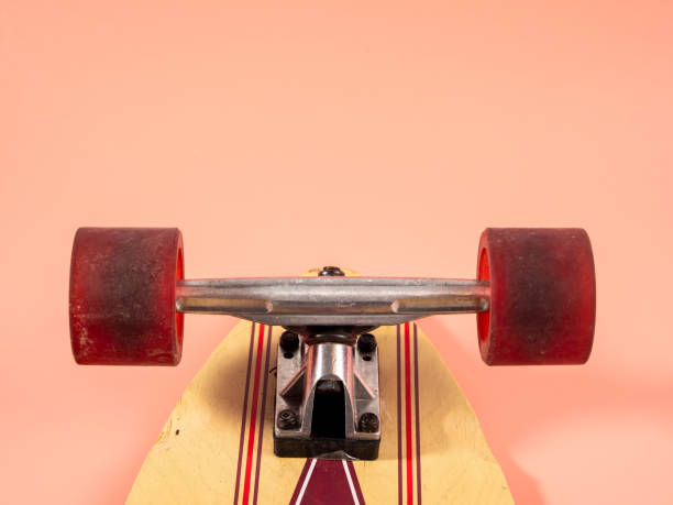 istock Skateboard on a pink background. 1539340591