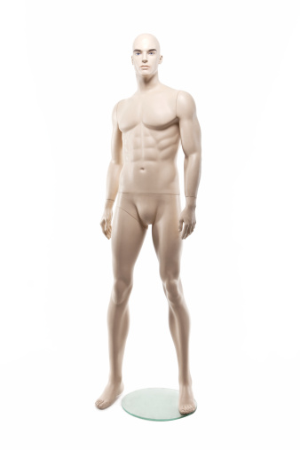 plastic man model front