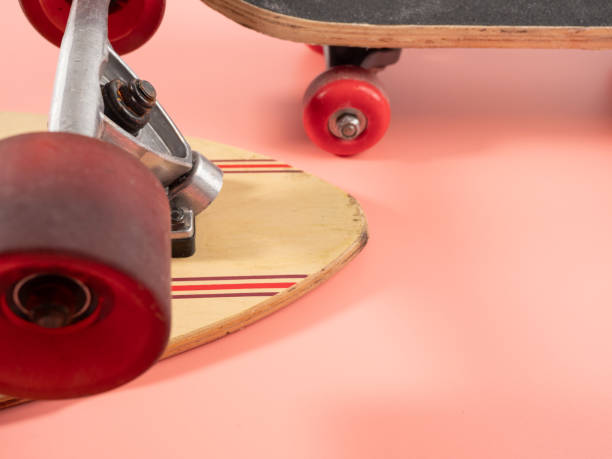 istock Skateboard on a pink background. 1539342688