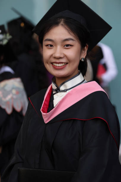istock Young Chinese lady at University Graduation Day 1539361797