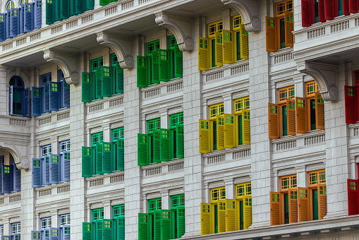 Colorful architecture singapore