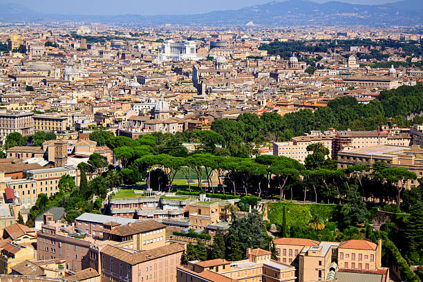 istock View of Rome, Italy 153940591