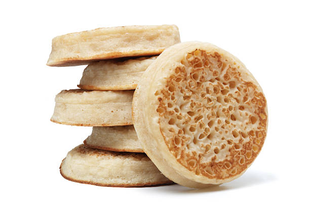 crumpets - crumpet imagens e fotografias de stock